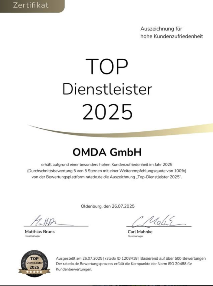 Top-Dienstleister 2025